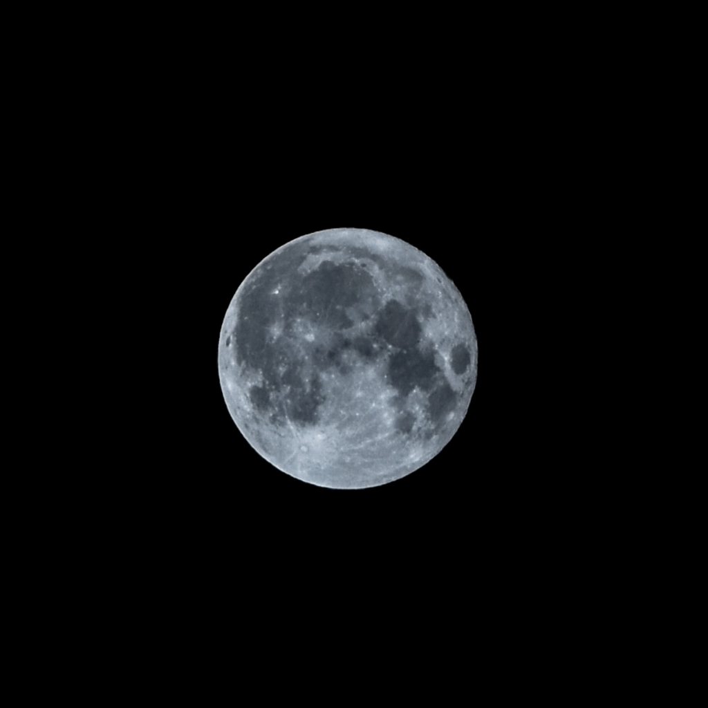 Photo of the super moon