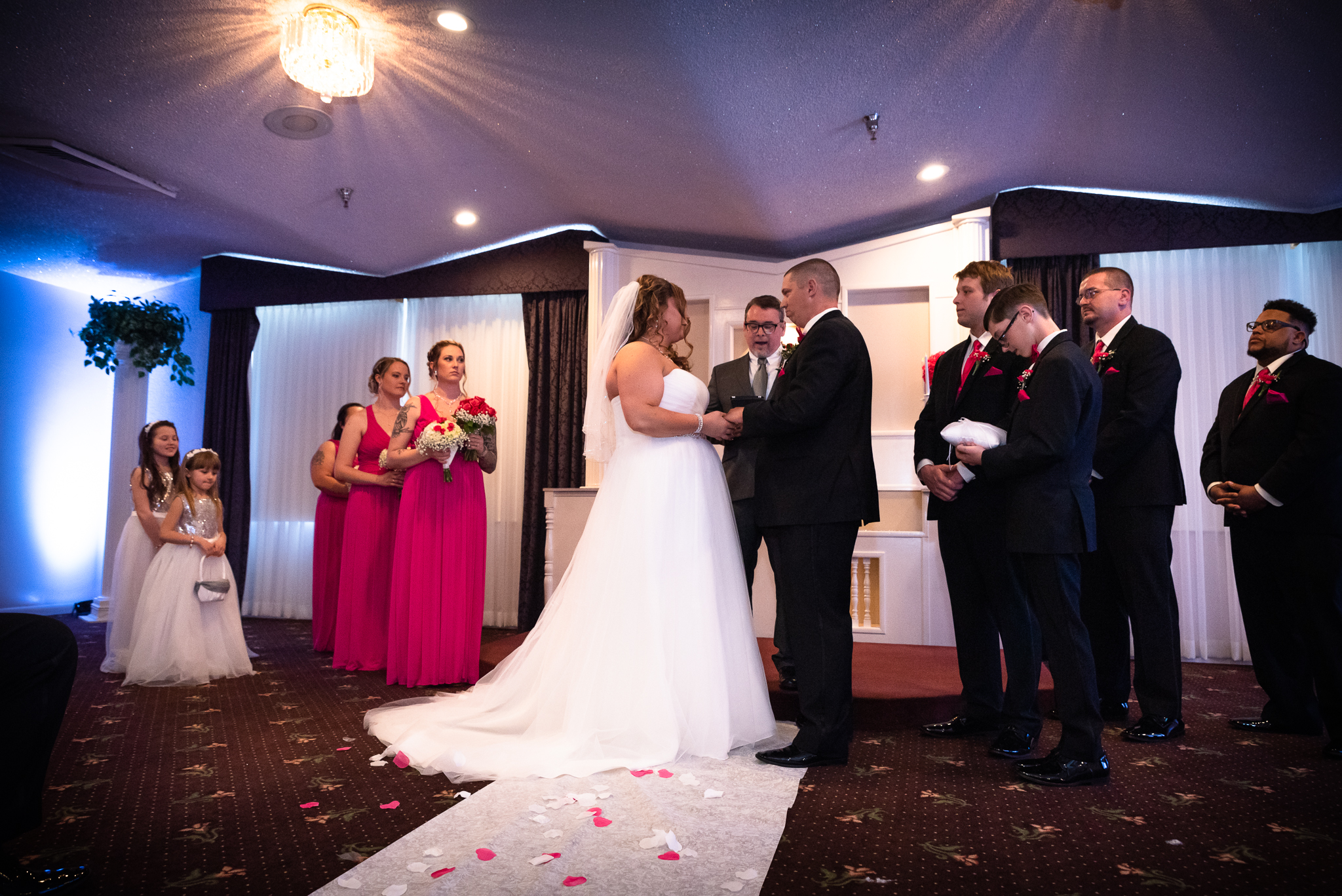 Grand Affairs, Virginia Beach Weddings, Hot Pink Wedding